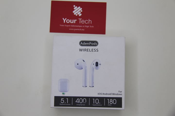 AdenPods Wireless i100 fonctionne avec IOS, Android et Windows