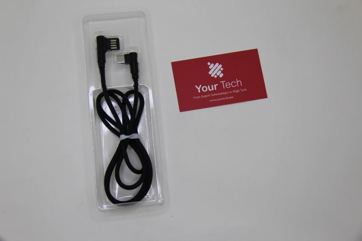 Câble mobile Transfert et charge rapides 2.4A Type C et Samsung V8