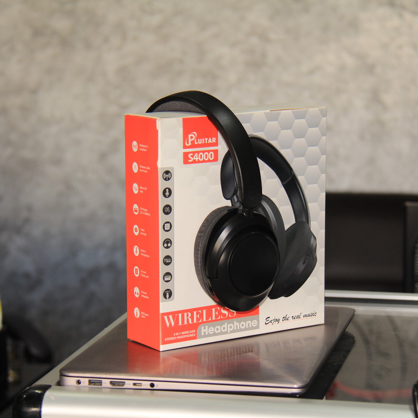 Casque Bluetooth Plustar S4000