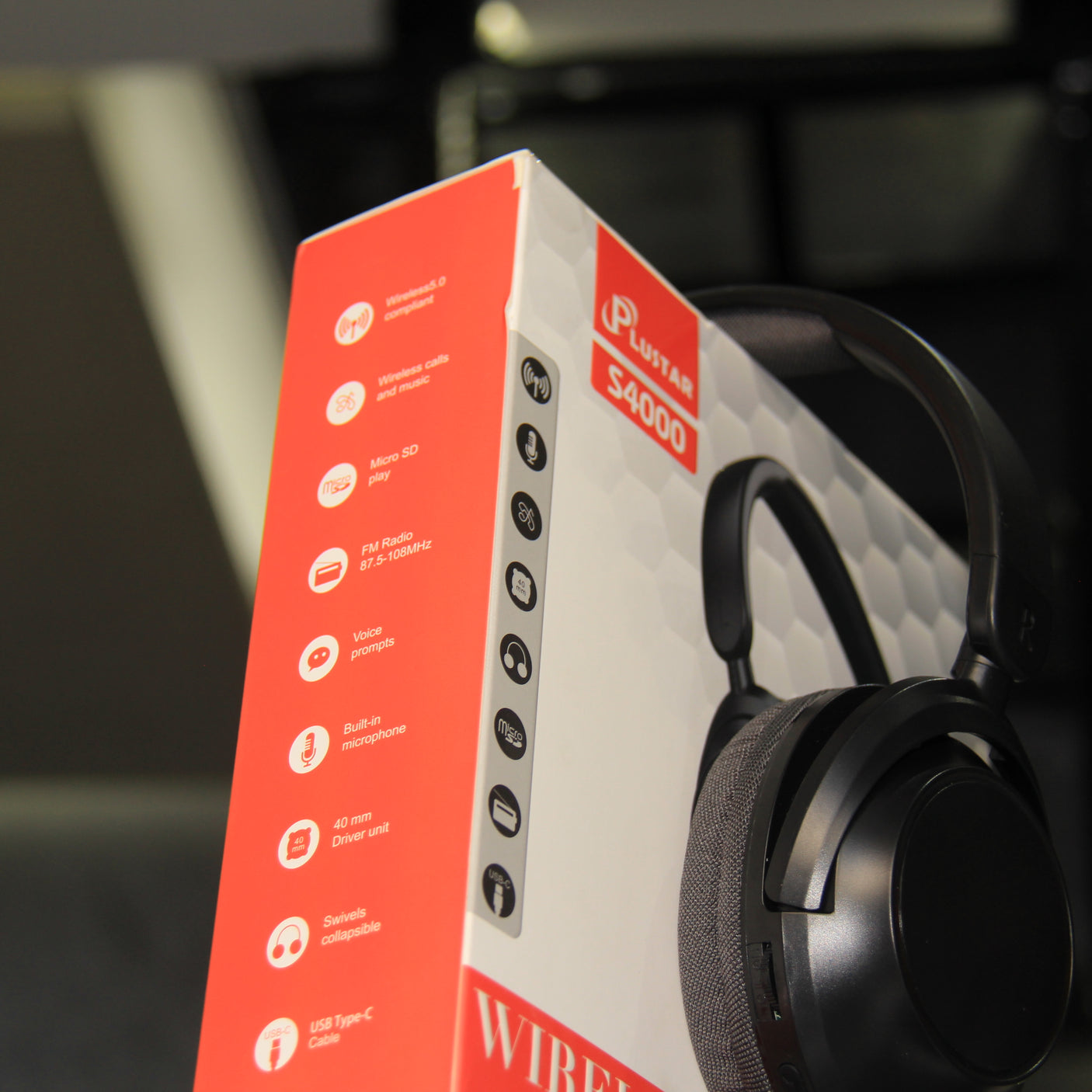 Casque Bluetooth Plustar S4000