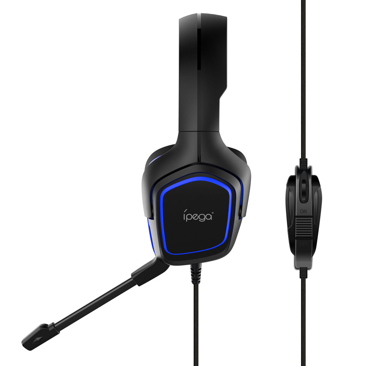 iPEGA PG - Casque Gaming R006B Platinum - Bleu / Vert