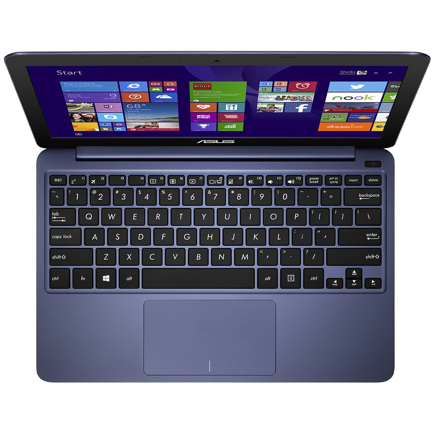 ASUS EeeBook X205TA-BING-FD015BS Bleu