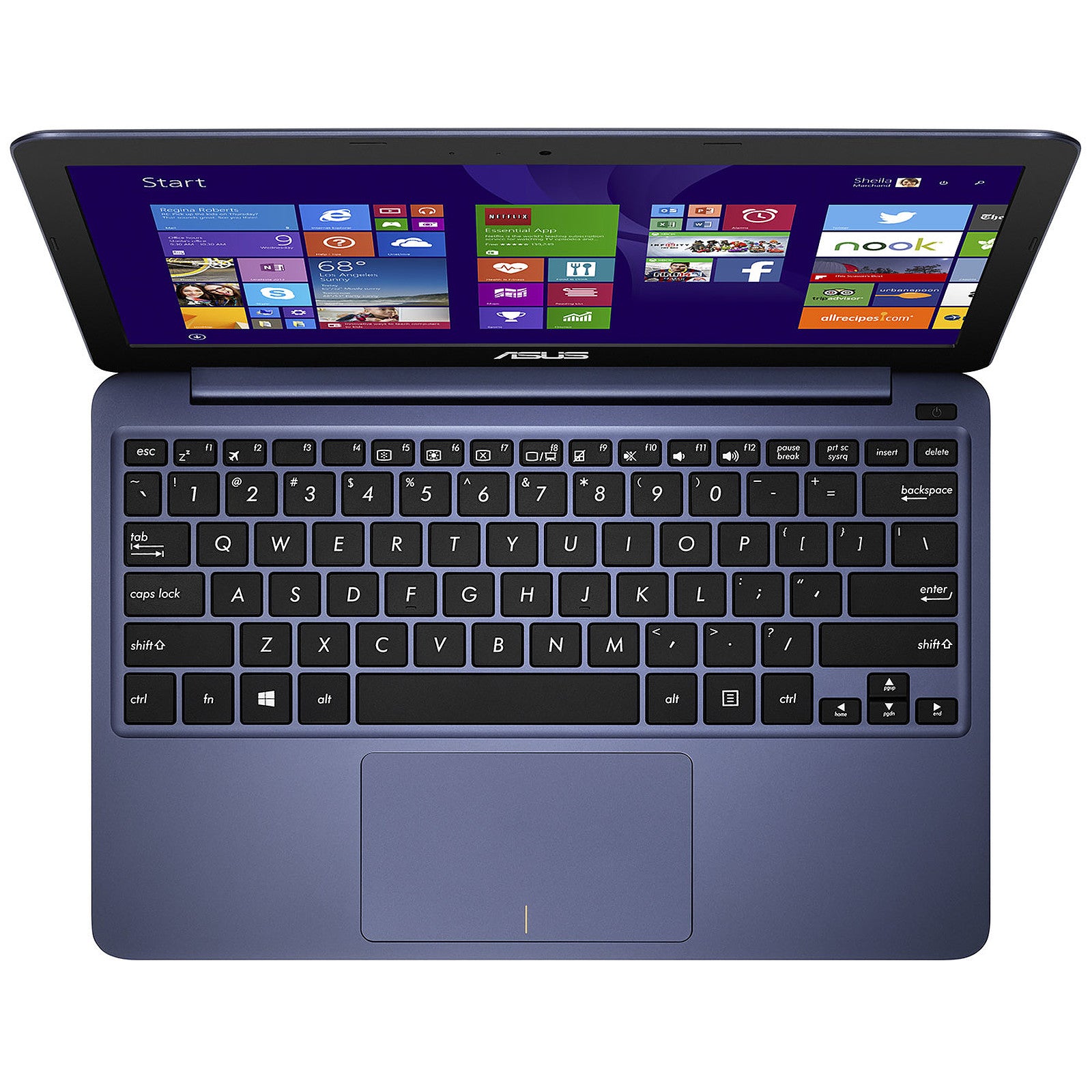 ASUS EeeBook X205TA-BING-FD015BS Bleu