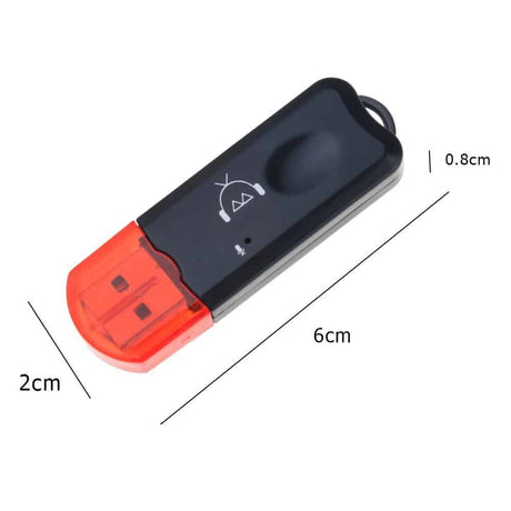 Nouveau Adaptateur Audio sans fil Bluetooth USB AUX, stéréo, avec Microphone pour voiture