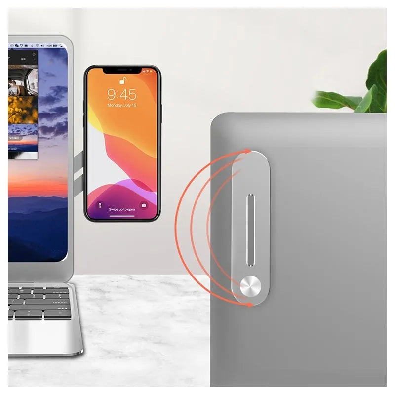 Support multitâche de smartphone magnétique en aluminium