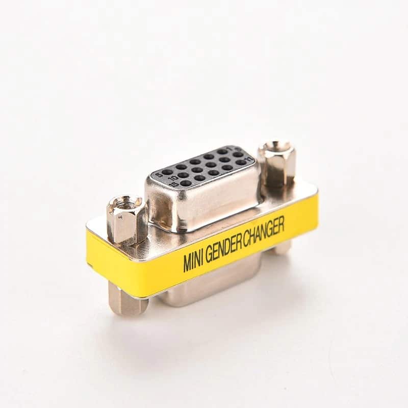 Adaptateur d-sub VGA HD SVGA femelle vers femelle