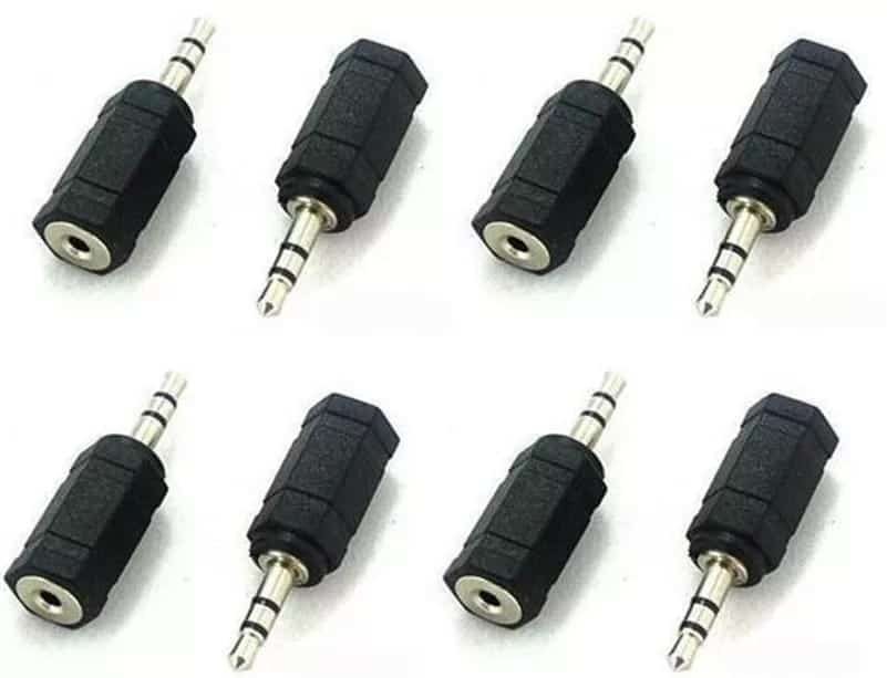 3.5 femelle à 2.5 mâle stéréo prise Audio casque casque convertisseur adaptateur