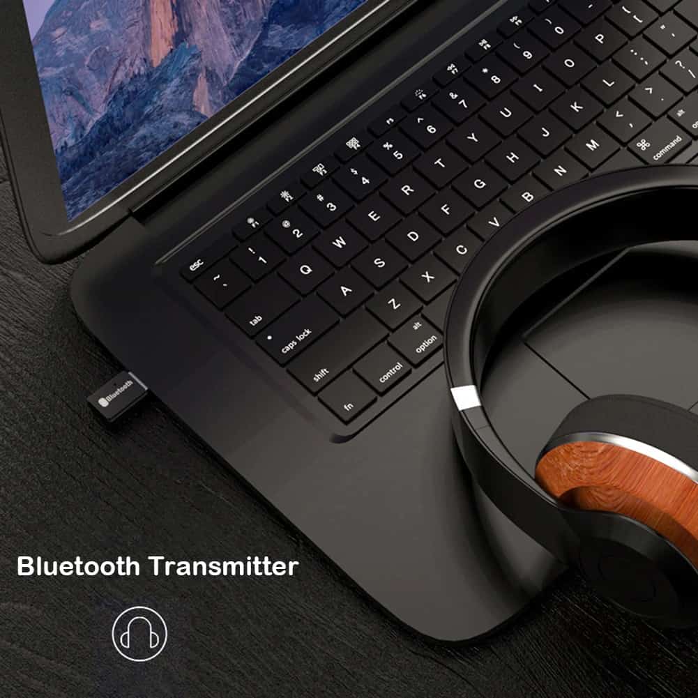 T7 sans fil PC Audio musique émetteur Bluetooth 5.0 carte son USB adaptateur pour Windows 7/8/10 / XP Linux