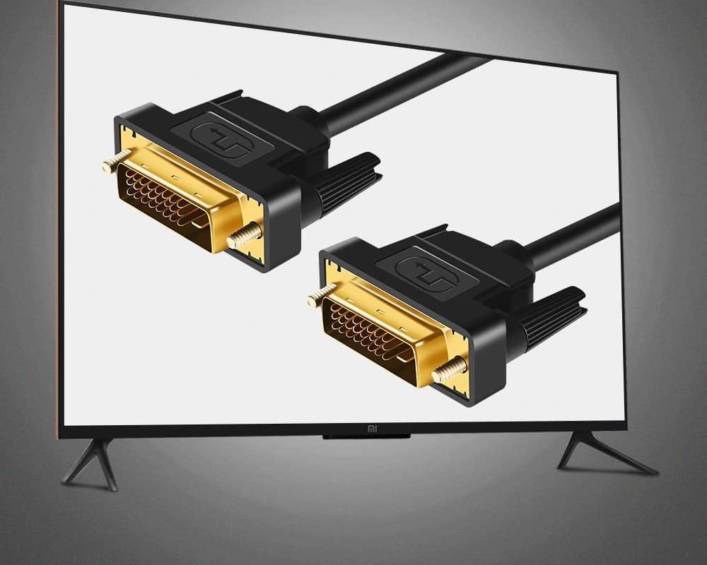 DVI vers DVI 24 + 1 câble de prise haute vitesse 1080p