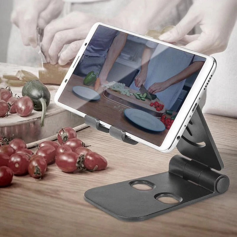 Support de bureau pour téléphone portable, pliable et extensible, universel, pour les paresseux