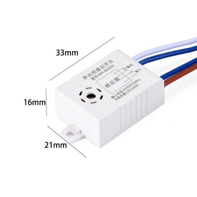 MR-SK50A 220V Module Capteur Sonore Interrupteur Contrôle Automatique Capteur Vocal