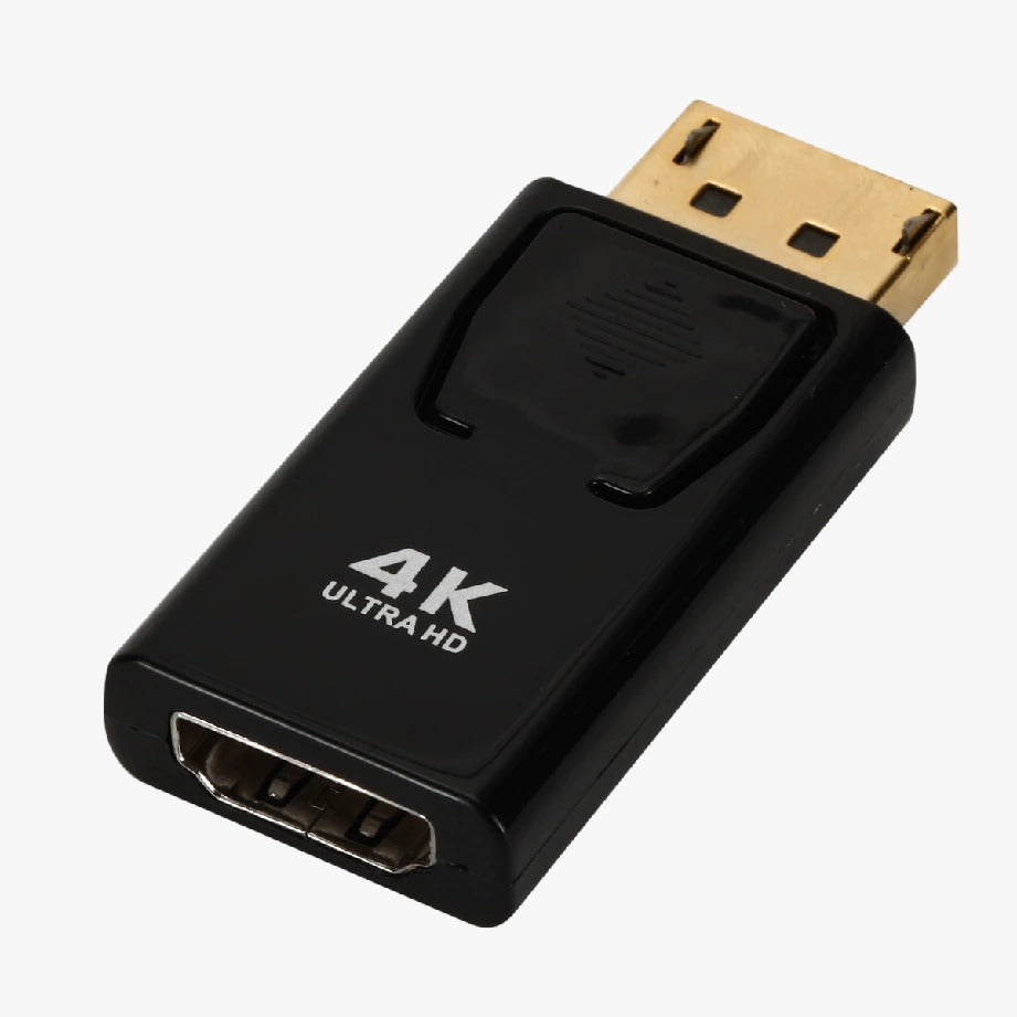 Adaptateur compatible DisplayPort vers HDMI 4K pour PC TV