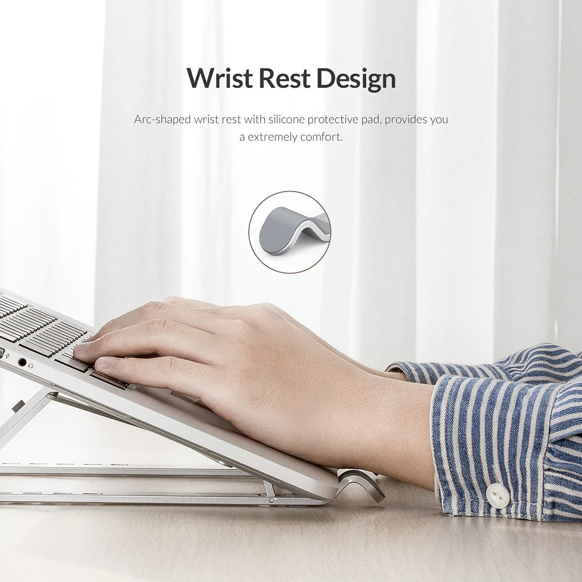 دعم لابتوب قابل للطي من الألمنيوم عالي الجودة