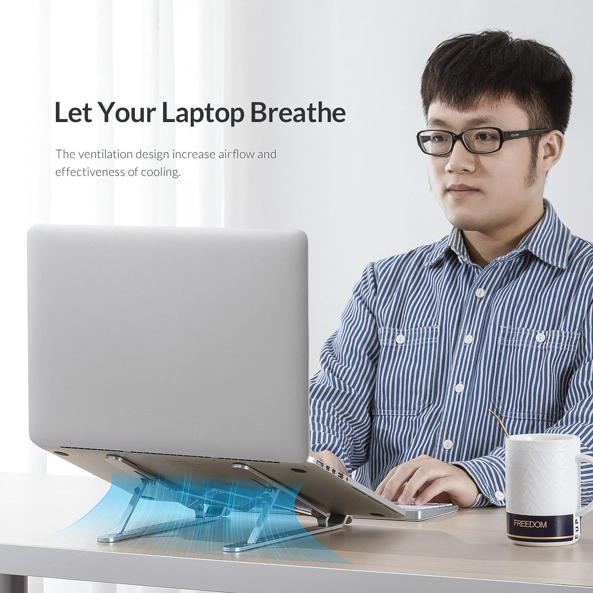 Support de pc portable pliable en aluminium haute Qualité