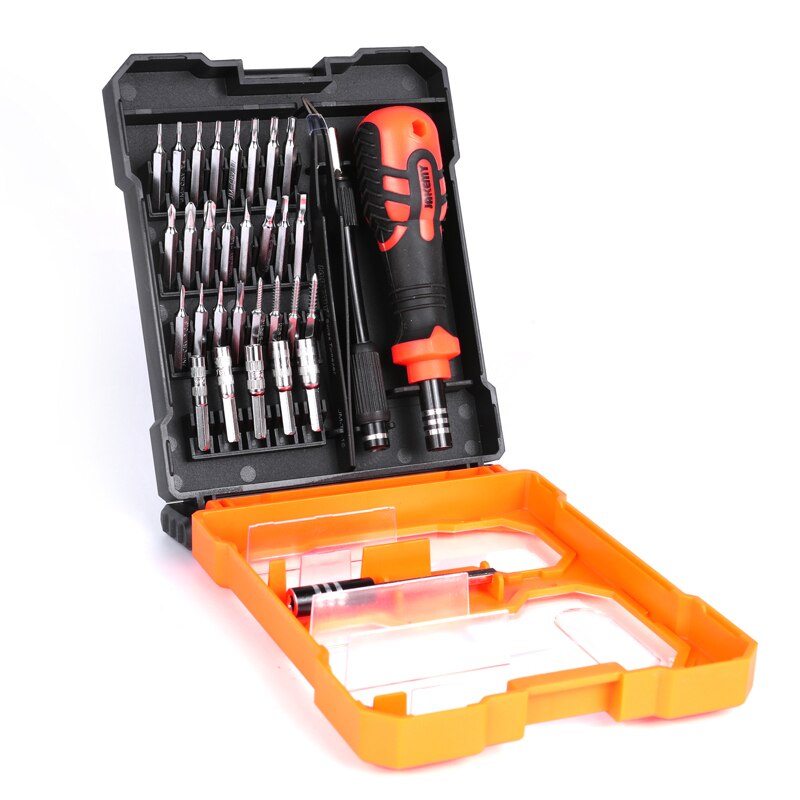 JAKEMY JM-8160 Jeu de tournevis 33 en 1 avec pince à épiler Spudger pour la réparation électronique