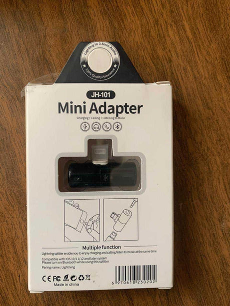 Adaptateur Bluetooth Mini Lightning Dual Splitter pour le chargement