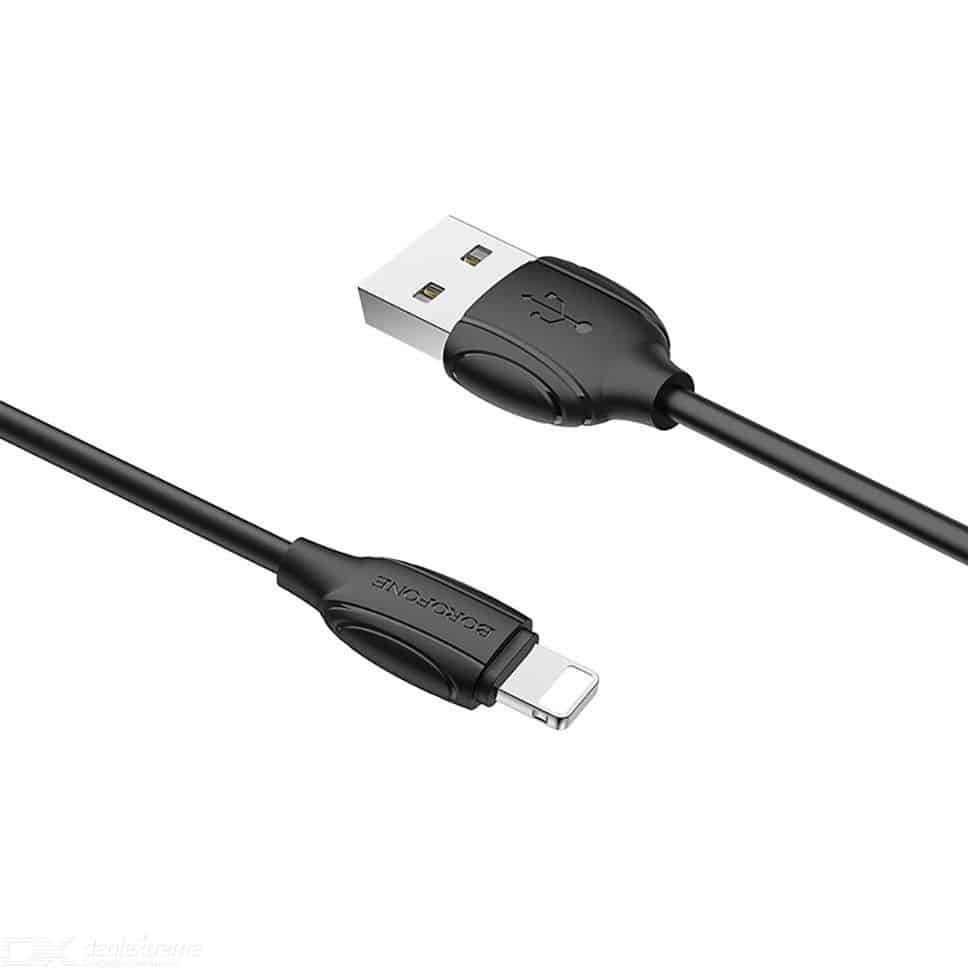 original Câble de données de charge universel BOROFONE BX19 pour iPhone SONY Samsung Apple