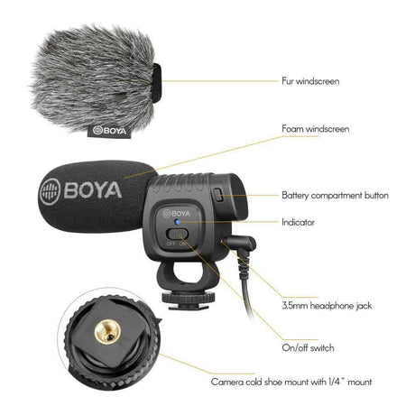 Boya BY-BM3011 Compact Shotgun Microphone