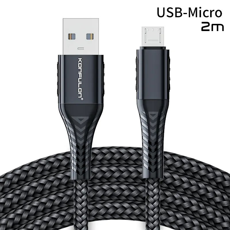 كابل شحن سريع كونفولون متوافق مع الأجهزة الشائعة