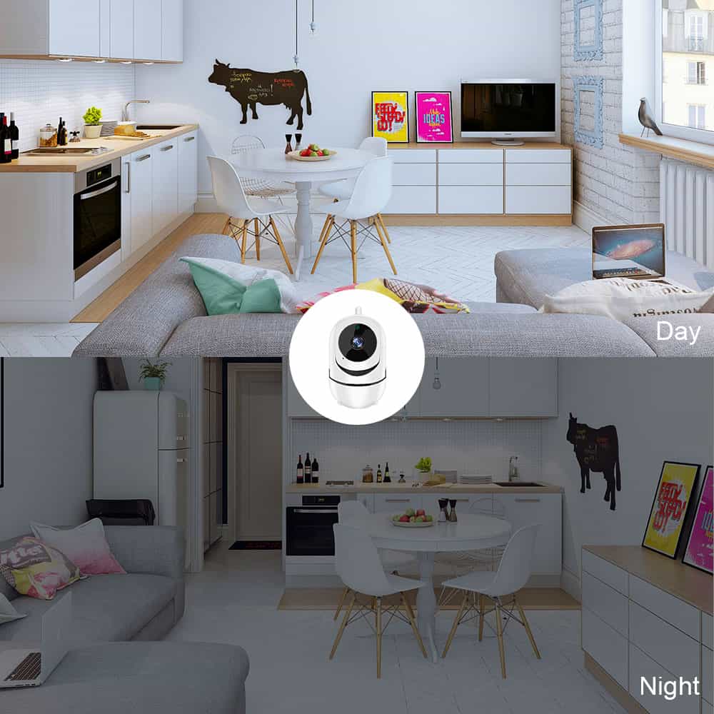 HD IP Camera Wireless Home Security Camera 360° WI-FI Cloud Camera Two Way Audio Night Vision CCTV Camera