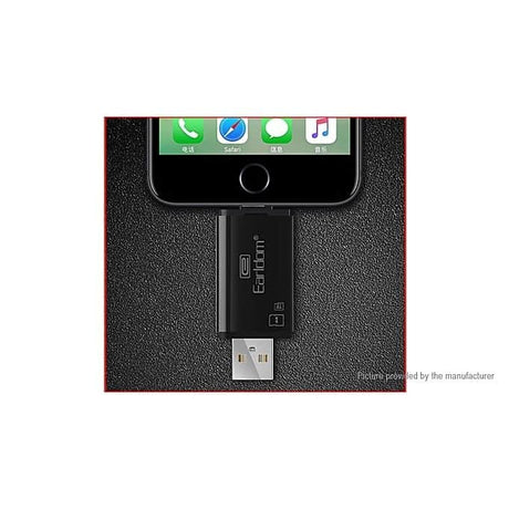 Earldom Lecteur de cartes OTG authentique ET-OT05 3-en 1 -V8 / Micro-USB / USB 3.0 support 32GB microSD / 128GB SD Pour Android et Pc