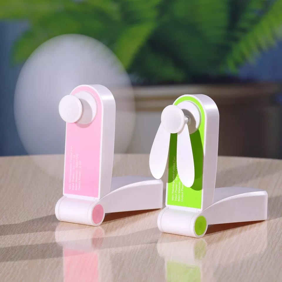 Mini refroidisseur d'air portatif électrique de ventilateur / Vert