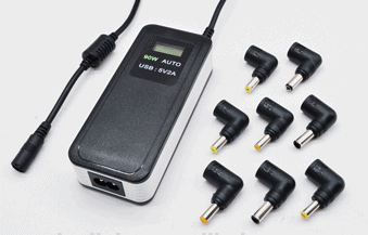 Adaptateur secteur universel automatique 90W avec LED avec port USB 5V 2A