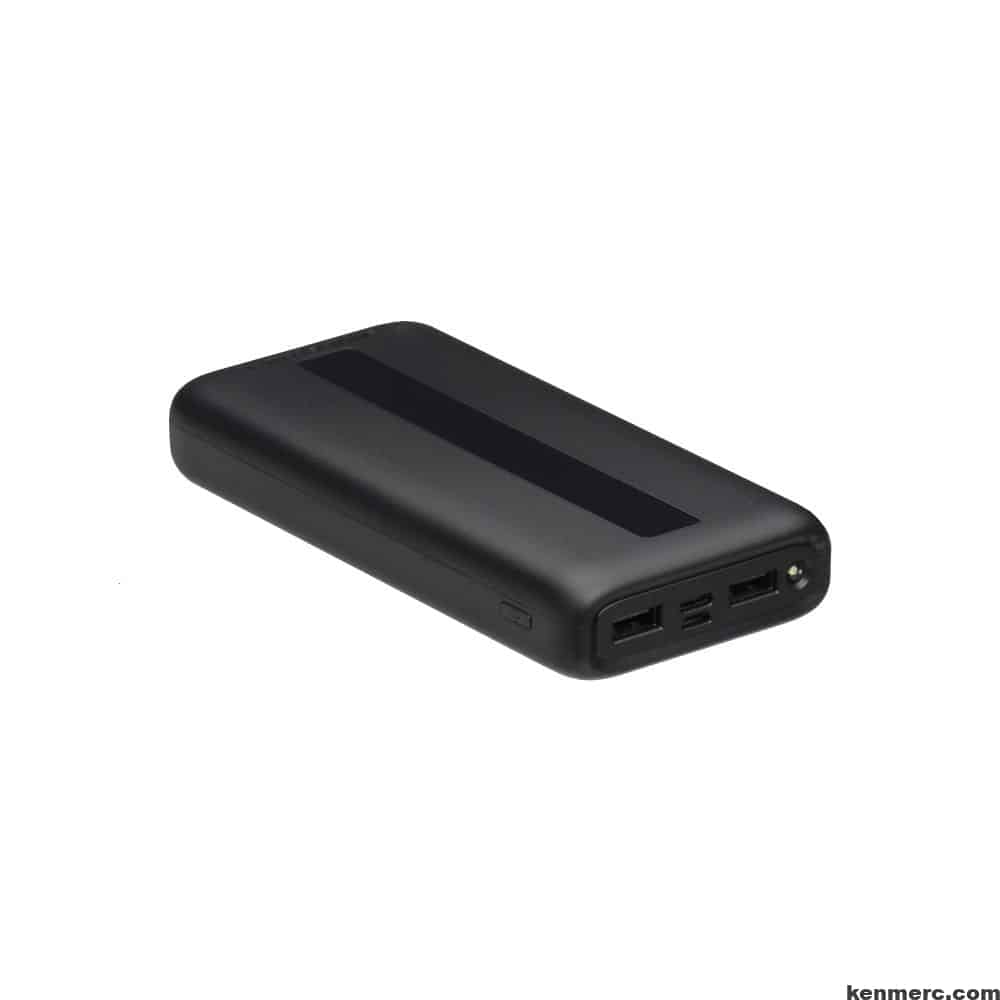 Batterie Externe XO Pr104 avec Affichage Numérique LED, 20000mAh - Noir