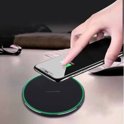 Chargeur rapide sans fil KD-12 pour iPhone X, Samsung Note 8, etc. Chargeur sans fil à charge rapide