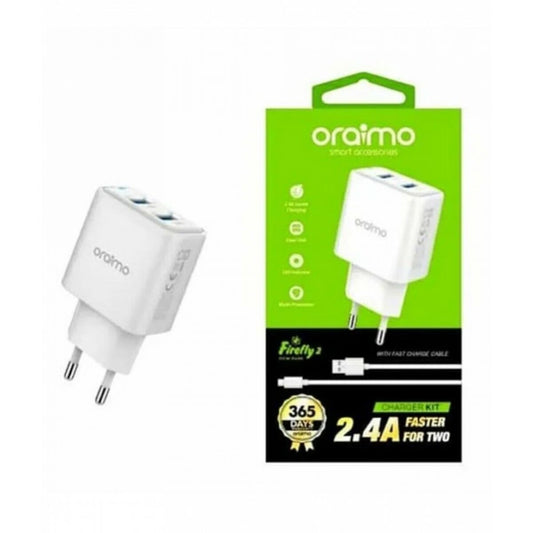 Oraimo Firefly 2 Micro USB Charger White (OCW-E63D)