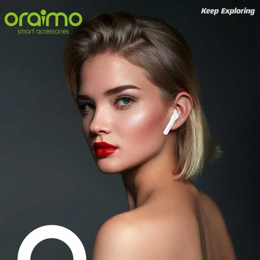 Écouteurs sans fil Oraimo Oeb-e94d True – Blanc