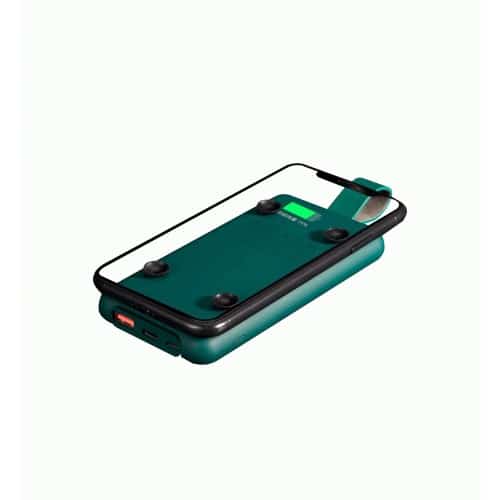 RECCI PB-P03 Charge rapide PD 18W + batterie externe de charge sans fil 10W avec fonction ventouse