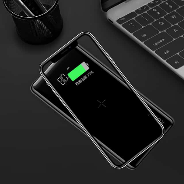 RECCI 8000mAh portable digital power display wireless power bank