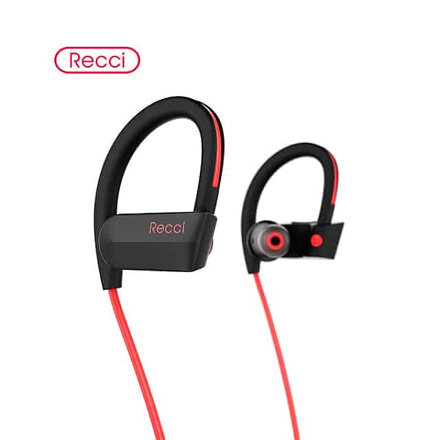 Recci HD son dans l'oreille crochet d'oreille écouteurs sans fil Bluetooth casque