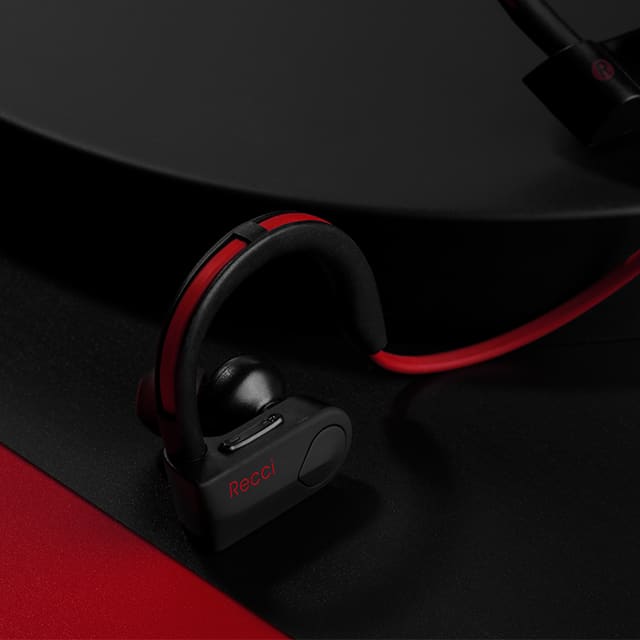 Recci HD son dans l'oreille crochet d'oreille écouteurs sans fil Bluetooth casque