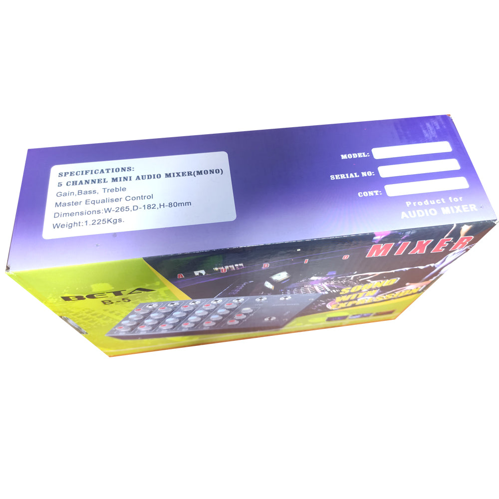 Table mexage Beta B-5 audio mixer
