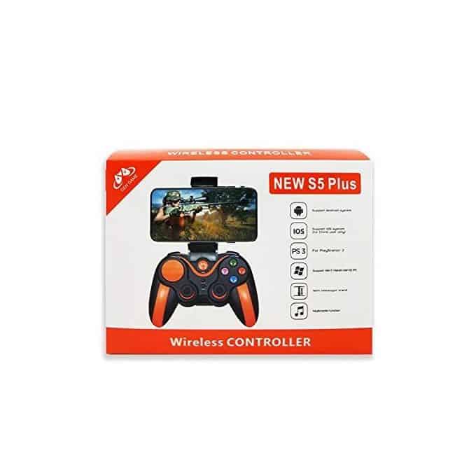 Gen Game S5 Plus Manette de Jeu Joystick Sans Fil Bluetooth Pour Android Avec Support
