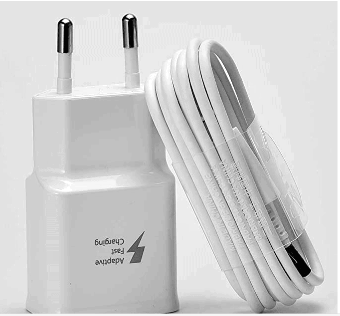 Samsung TA20 Chargeur Galaxy Tab S Charge Rapide AFC 2 A avec Câble Micro USB 1,5 m Blanc