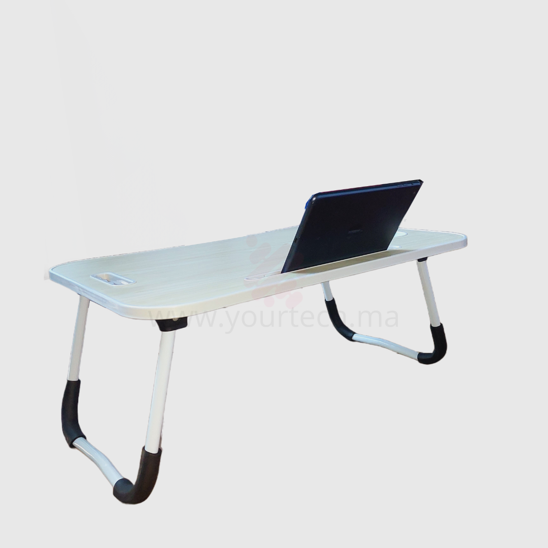 support pour ordinateur portable en bois pliable