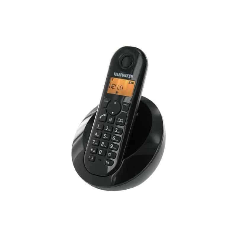 TÉLÉPHONE TELEFUNKEN DUO TB 202 SANS FIL NOIR