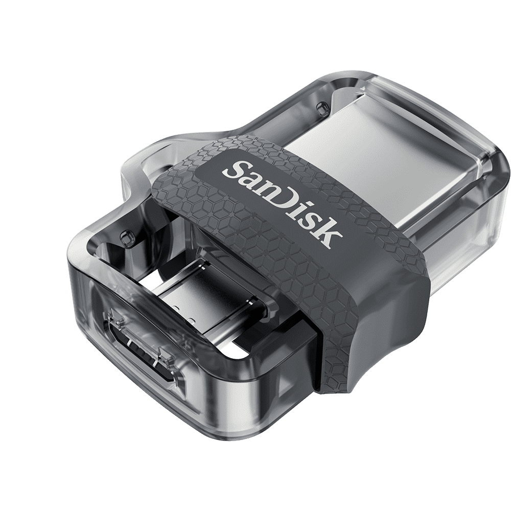 USB Sandisk 16 Go et 32 Go avec connecteurs OTG micro-USB et USB 3.0 Ultra Dual Drive m3.0