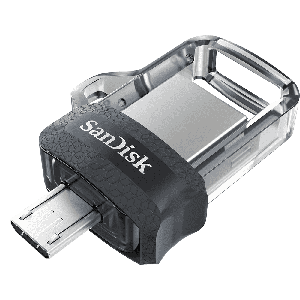 USB Sandisk 16 Go et 32 Go avec connecteurs OTG micro-USB et USB 3.0 Ultra Dual Drive m3.0