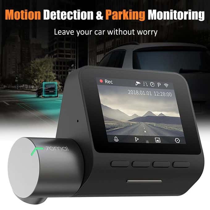 XIAOMI 70mai Pro caméra de voiture intelligente vidéo DVR 1944P HD Dash 140 degrés 【Version anglaise】