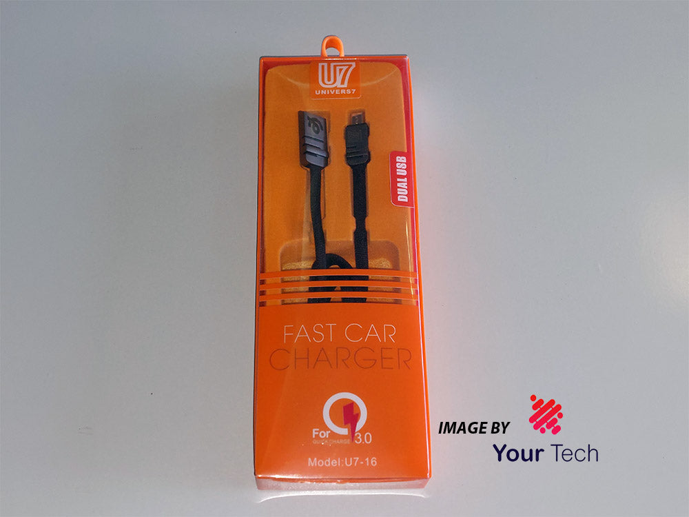 كابل شحن سريع 3.0A طراز U7-A14 لنظامي IOS و Android