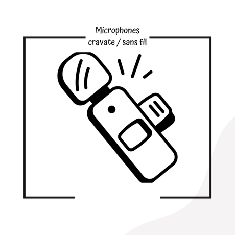 Microphones cravate / sans fil