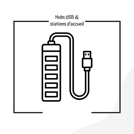 Hubs USB & stations d’accueil