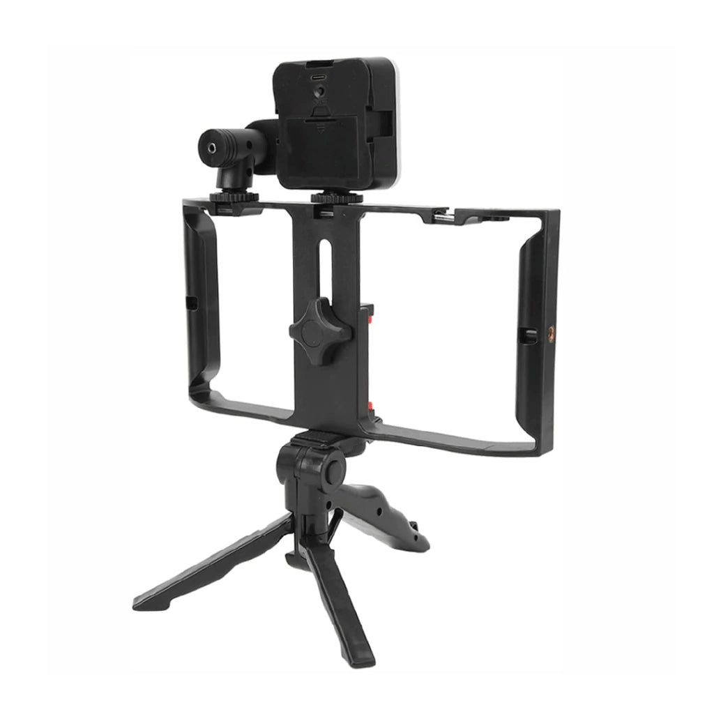 Kit Vlog Vidéo AY-49X avec Trépied, Micro et LED