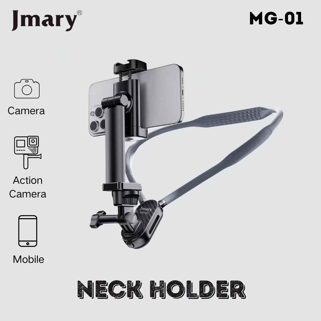 Support de Cou Jmary MG-01 pour Smartphone et Caméra Sport