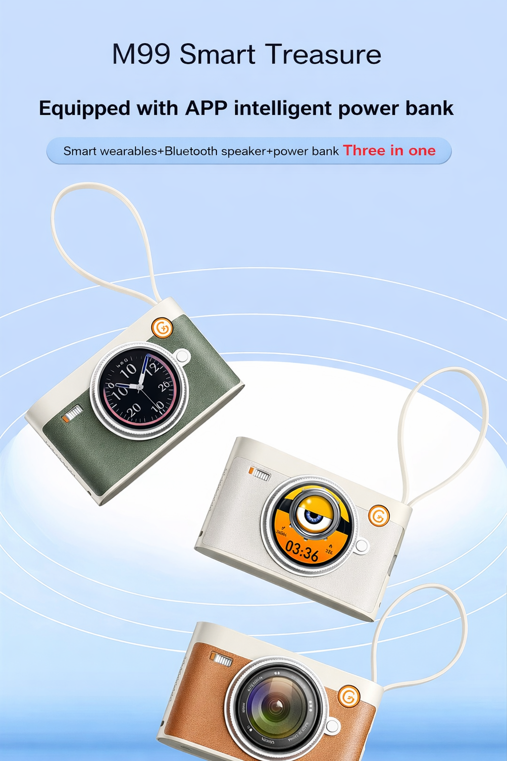 Batterie externe intelligente 10000 mAh PD 66W avec écran