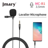 Microphone Cravate Jmary 3.5mm Lavalier – Son Clair et Portable